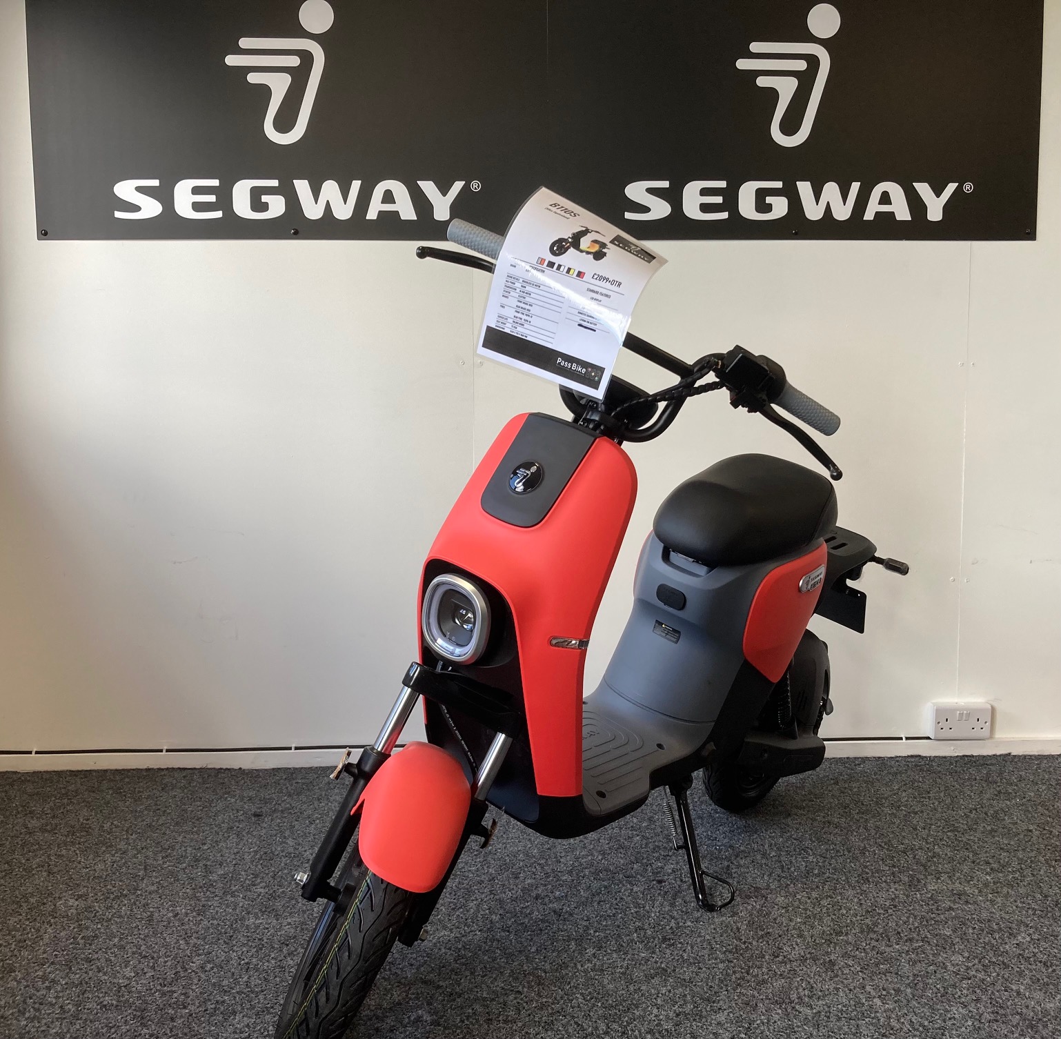  Segway B110S Electric Scooter Red